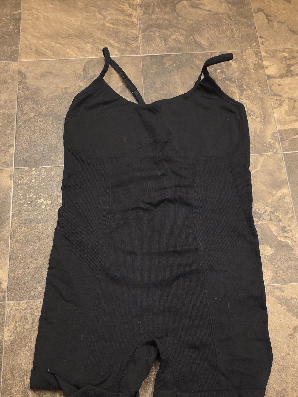 Colsie Black Women's Slim Strap Bodysuit